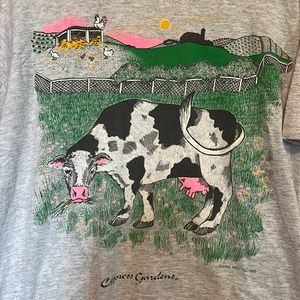 Vintage cow tshirt